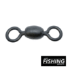 Just Fishing Weights - Size 4 Crane Swivel Matt Black (UK Size 8)