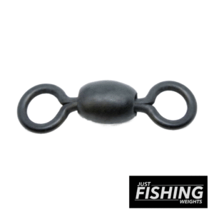 Just Fishing Weights - Size 4 Crane Swivel Matt Black (UK Size 8)