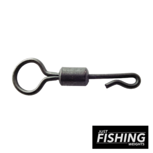 Just Fishing Weights - Size 4 Large Eye Clip Swivel (UK Size 8)