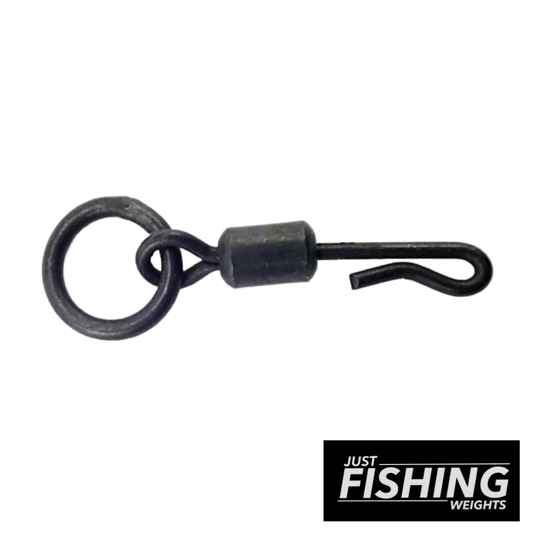 Just Fishing Weights - Size 8 Micro Ring Clip Swivel (UK Size 20)